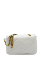 PINKO Borsa PUFF CLASSIC Bianco/Oro 100038A0F2