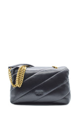 PINKO Borsa LOVE PUFF CLASSIC Nero/Oro 100038A0F2