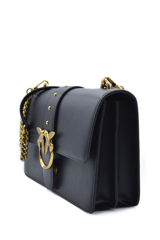 PINKO Borsa LOVE ONE CLASSIC Nero/Oro 100053A0F1