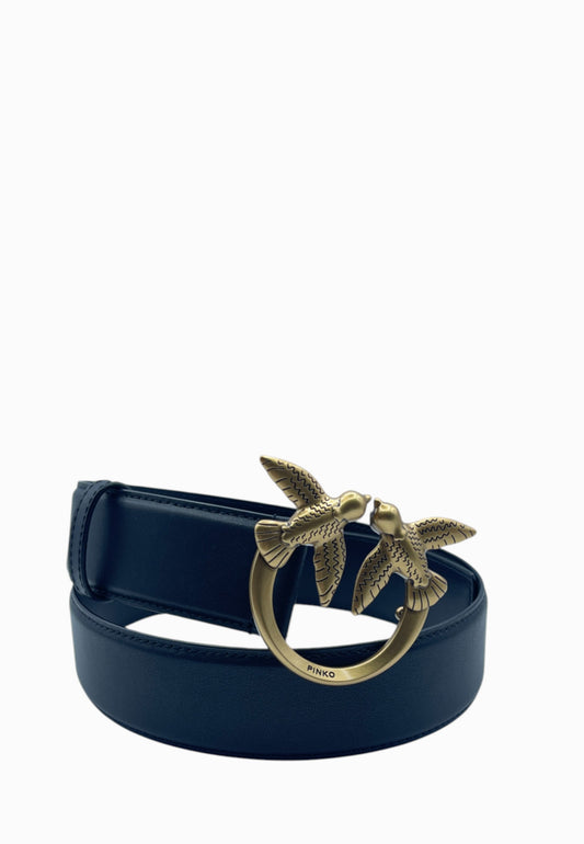 PINKO Cintura LOVE BERRY H4 Nero/Oro 100120A0F1