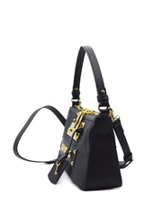 BORSA NYLON+PU NERO