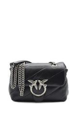 PINKO Borsa LOVE PUFF MINI Nero/Argento 100039A0F2