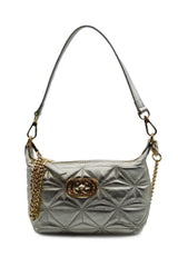 SHINY LUCY SM.SHOULDER BAG LAMINATED LEATHER