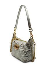 SHINY LUCY SM.SHOULDER BAG LAMINATED LEATHER