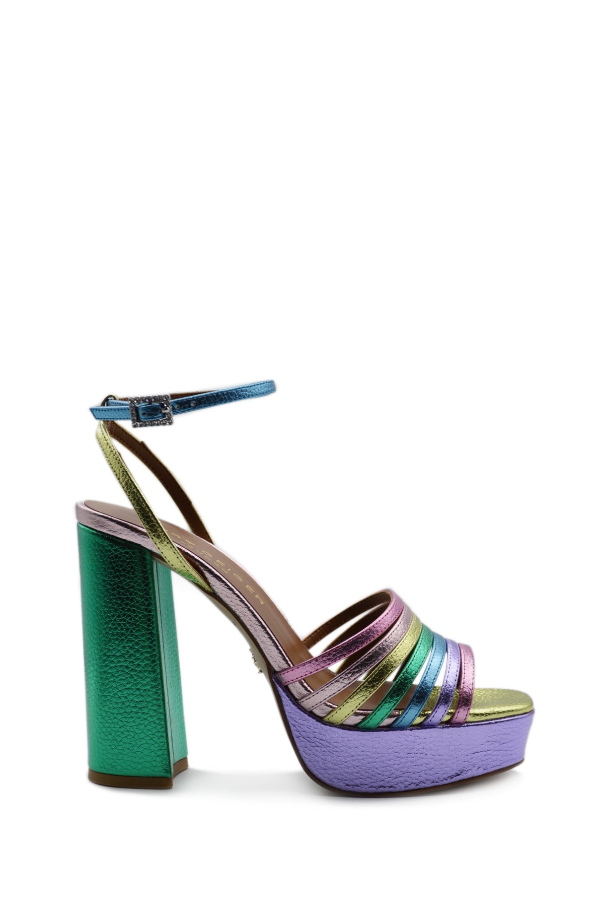 PIERRA PLATFORM SANDAL METAL COMB