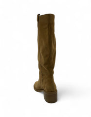 CARDIFF Stivale in Camoscio Marrone NORA-16-CAM