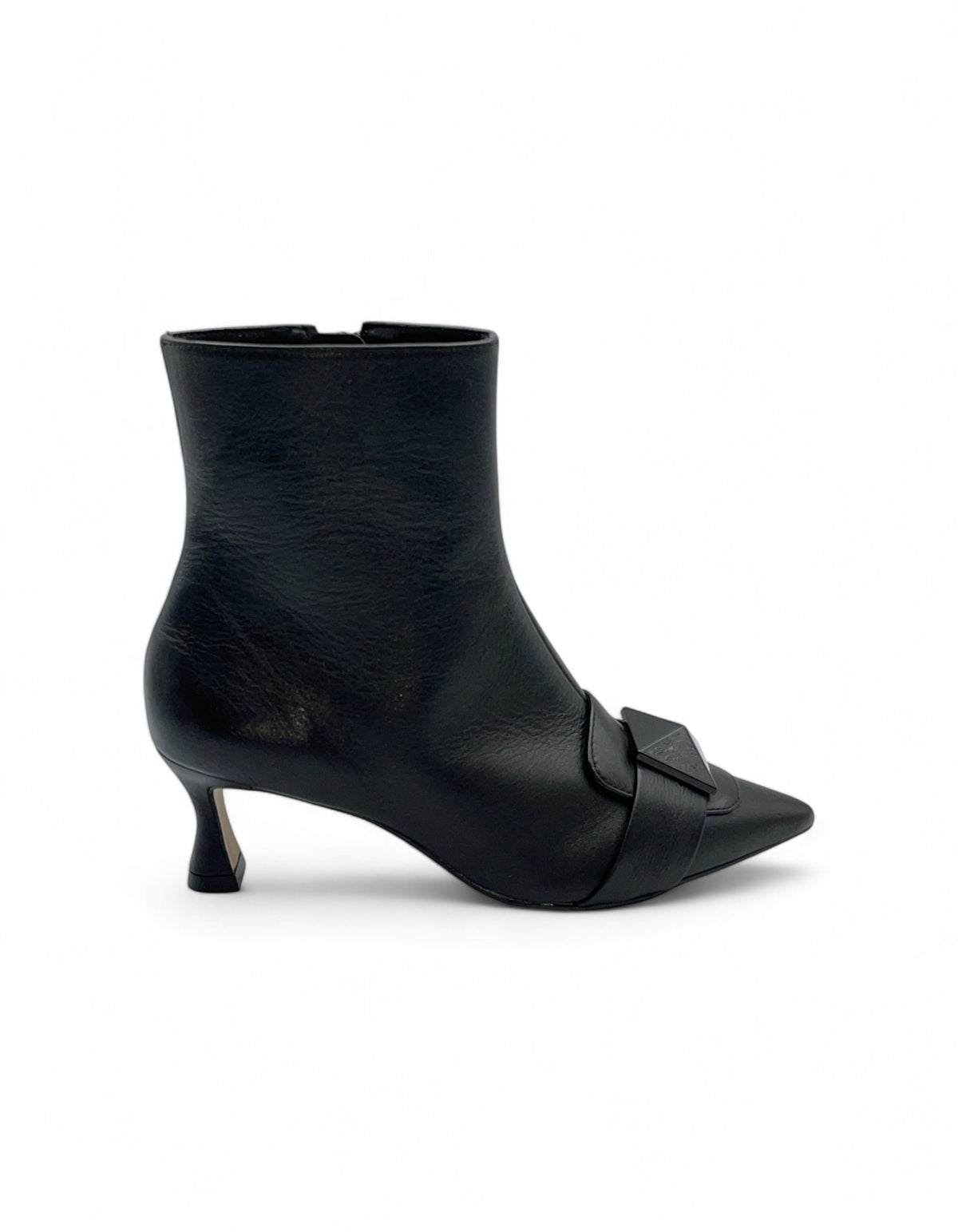 CARDIFF Stivale in Pelle Nero 2175-F-4