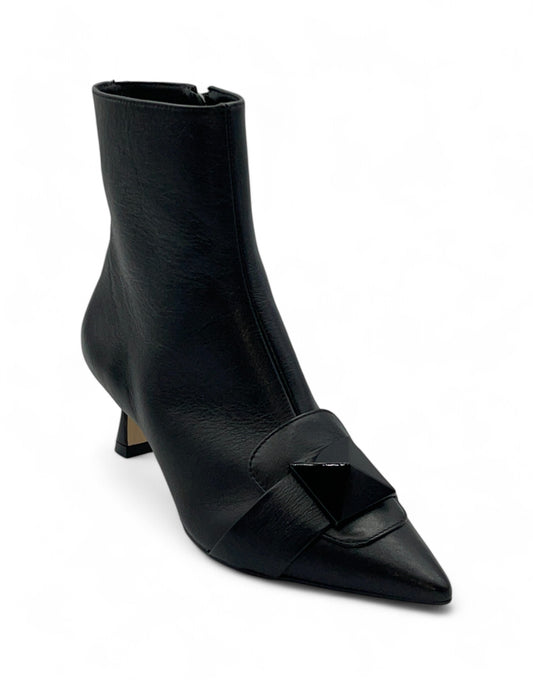 CARDIFF Stivale in Pelle Nero 2175-F-4