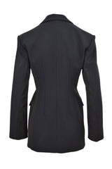 GASTONE GIACCA TWILL DI LANA CON RASO