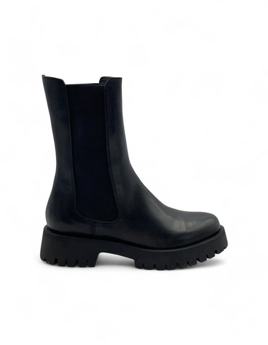CARDIFF Stivale in Pelle Nero TRPR700