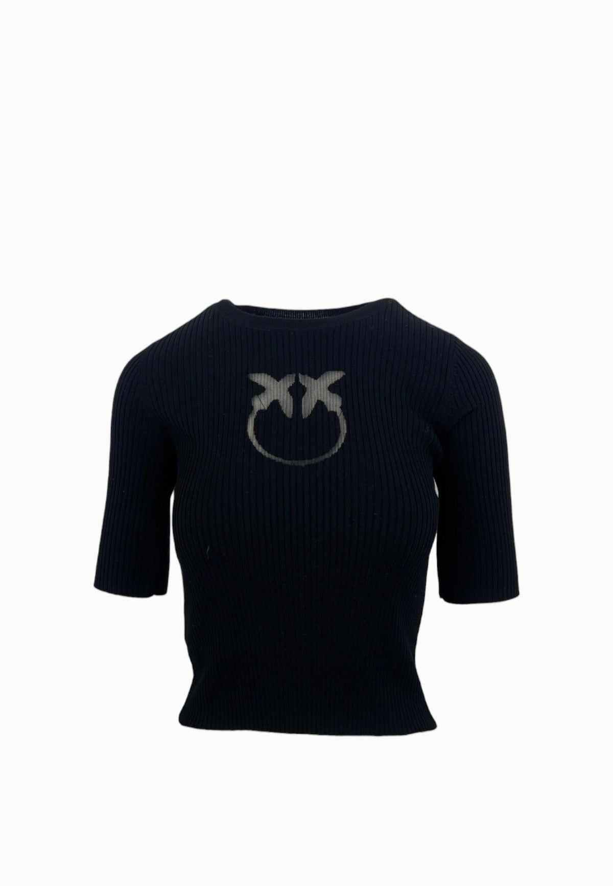 TRITONE MAGLIA LANA LOGO IN TRASPARENZA