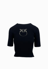 TRITONE MAGLIA LANA LOGO IN TRASPARENZA