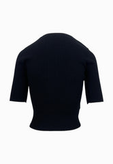 TRITONE MAGLIA LANA LOGO IN TRASPARENZA