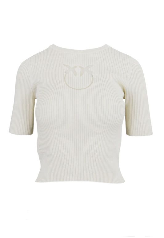 PINKO Maglia Seta TRITONE Bianco 102017A1KW