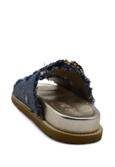 SLIDE METAL DENIM JEWEL BUCKLE