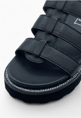 CULT Sandalo in Pelle ZIGGY 3137 Nero CLE104334
