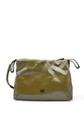 CHAIN HANDLE TOTE BAG PELLE NAPLACK