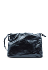 CHAIN HANDLE TOTE BAG PELLE NAPLACK