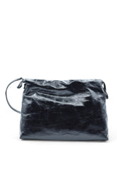 CHAIN HANDLE TOTE BAG PELLE NAPLACK