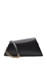 FINGER TWIST SHOULDER BAG LEATHER