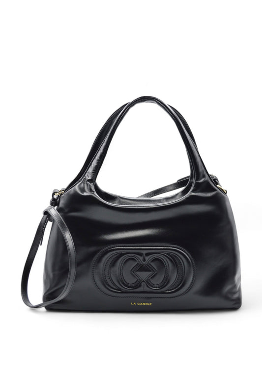 GIANT LOGO SHOULDER BAG LEATHER