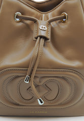 GIANT LOGO SMALL SHOULDER BAG LEATHER