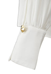 NENETTE Blusa Maniche Lunghe Bianco 38BB-FEZ