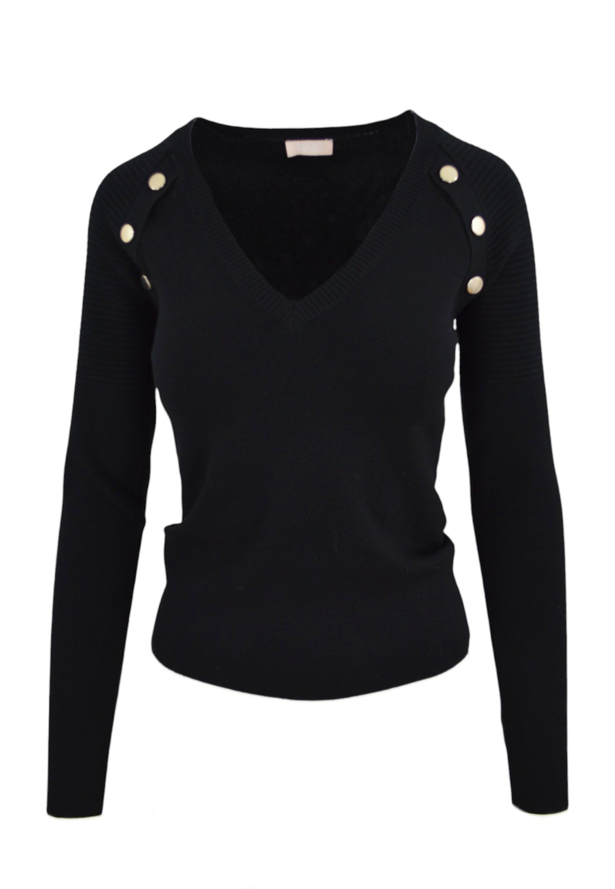 LIU-JO Maglia Chiusa Nero WF4011MS99E