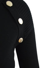 LIU-JO Maglia Chiusa Nero WF4011MS99E