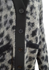 NENETTE Cardigan Maculato Grigio 38BB-CARUCCIO