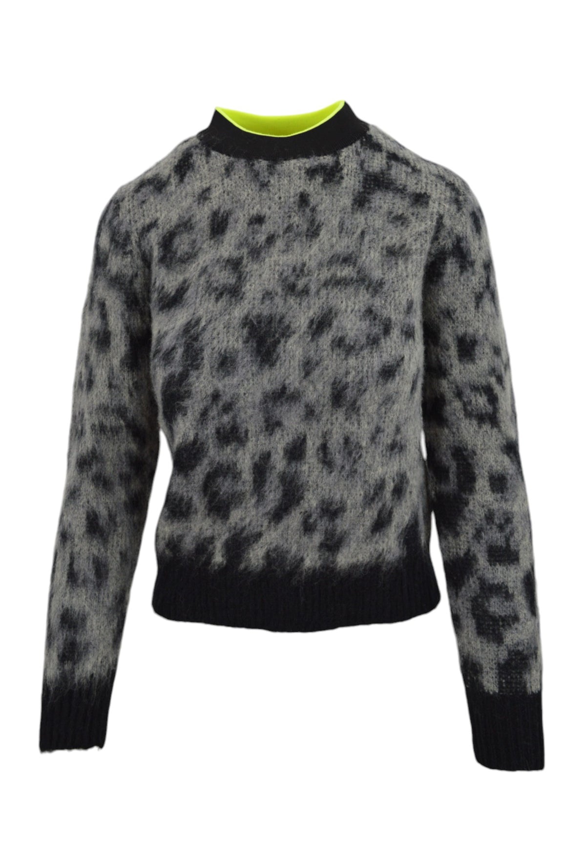 NENETTE Maglia Maculata Grigio 38BB-MARIUCCIA