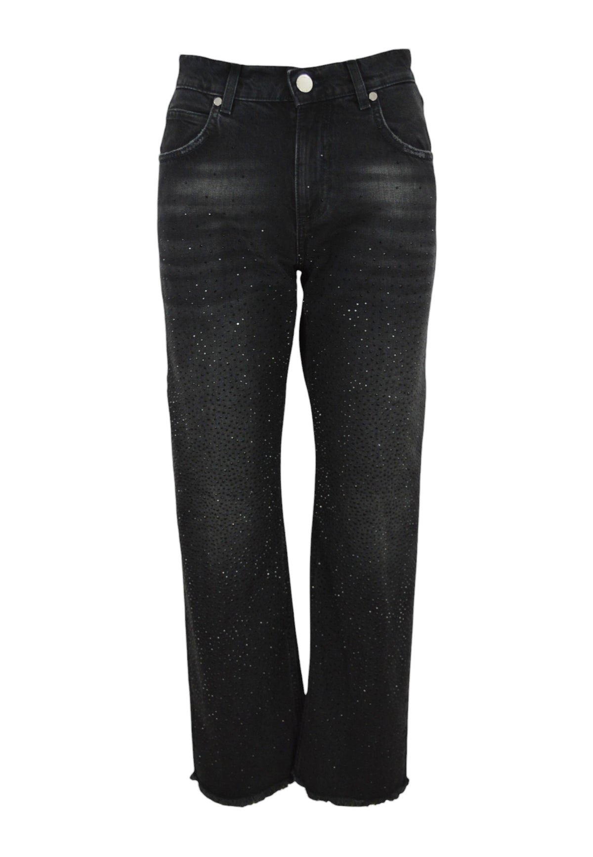 GAELLE Jeans Strass Nero GAABW03574