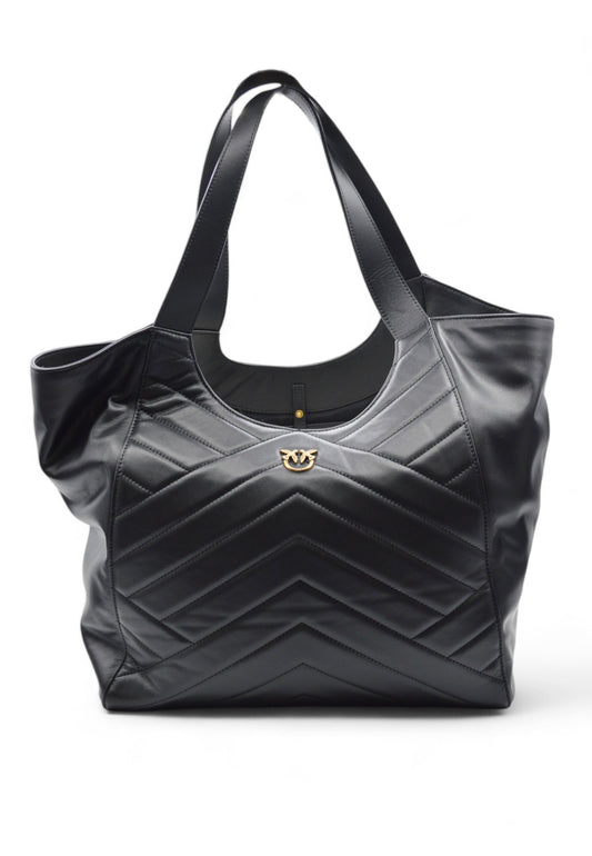 PINKO Borsa Tote in Pelle Nero 104536A29Y