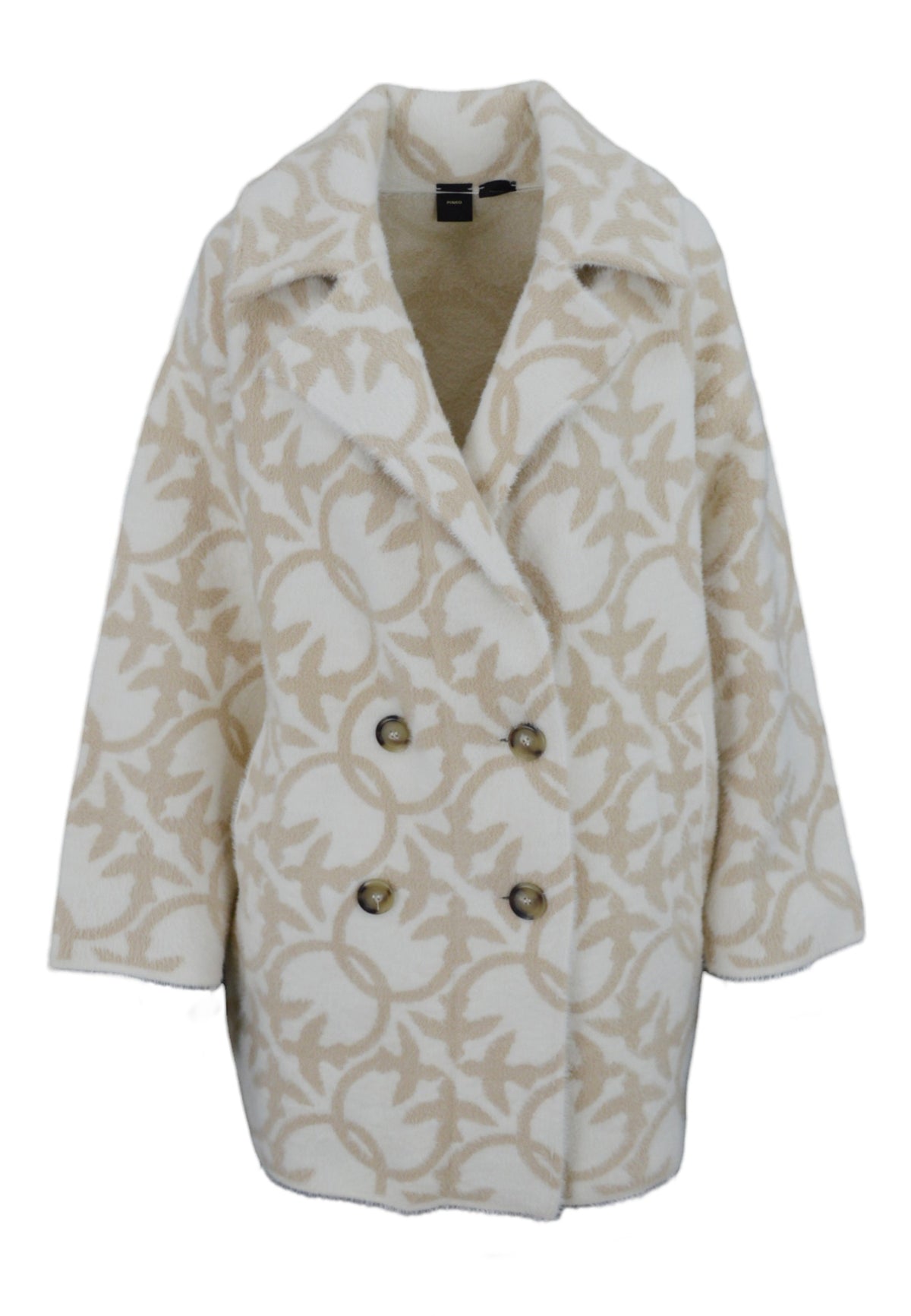 PINKO Cappotto Doppiopetto TORO Bianco 101573A21Q