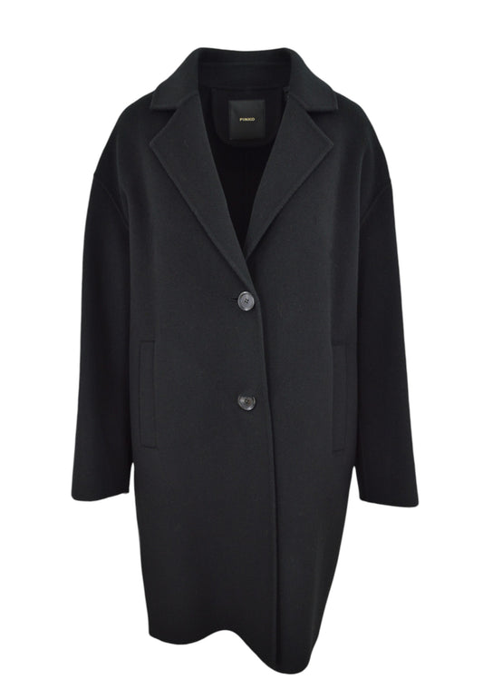 PINKO Cappotto in Panno CACCIAVITE Nero 103817Y27P