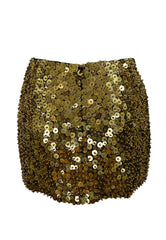 PINKO Gonna Paillettes GRASS Oro 104358A295