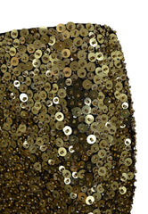 PINKO Gonna Paillettes GRASS Oro 104358A295