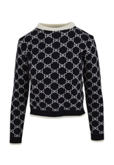 GAELLE Pullover Monogram Nero GAABW01294