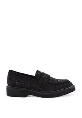 MASSIMO SANTINI Mocassino Strass Nero 25WMOKCRIS
