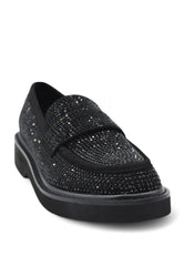 MASSIMO SANTINI Mocassino Strass Nero 25WMOKCRIS