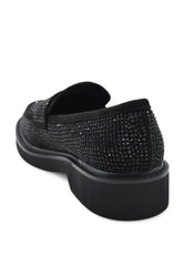 MASSIMO SANTINI Mocassino Strass Nero 25WMOKCRIS