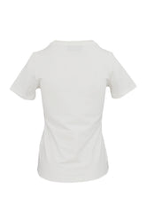 GAELLE T-Shirt Paricollo Bianco GAABW03397