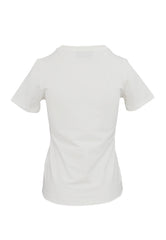 GAELLE T-Shirt Paricollo Bianco GAABW03397