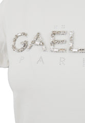 GAELLE T-Shirt Paricollo Bianco GAABW03397