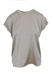 PINKO Blusa Farida Satin Seta Grigio 100100A250