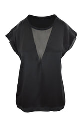 PINKO Blusa Orange Satin Nero 103951A206