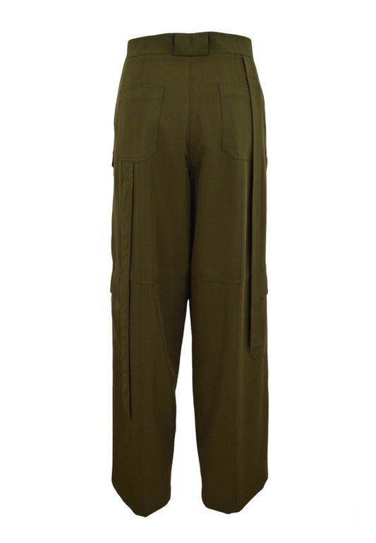 PINKO Pantalone Fluido Pelaggi Verde 104480A18E