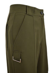 PINKO Pantalone Fluido Pelaggi Verde 104480A18E