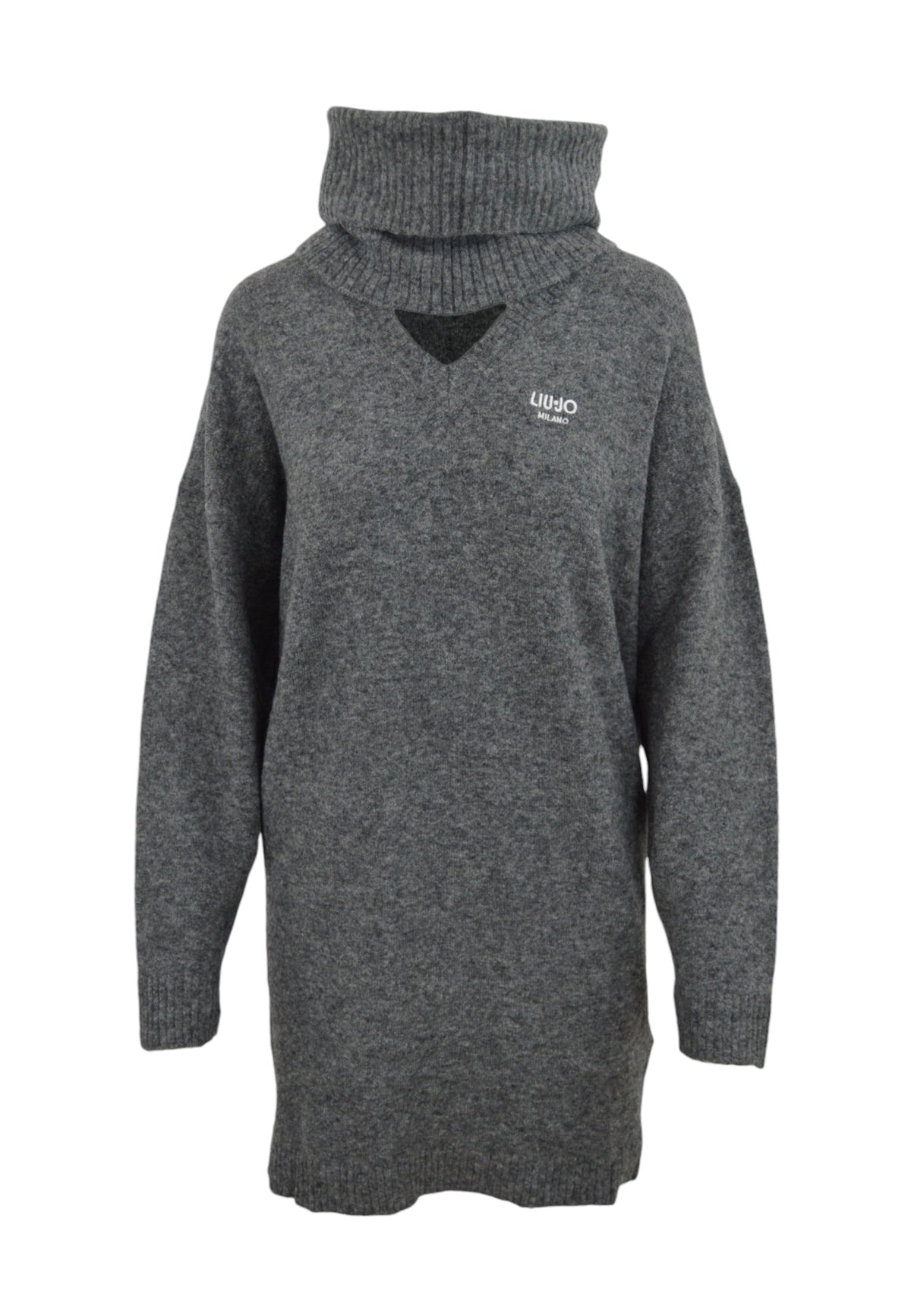 LIU-JO Abito Maglia 3.0 Grigio WF4430MA49P