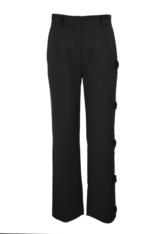 GAELLE Pantalone Dritto Nero GAABW03063